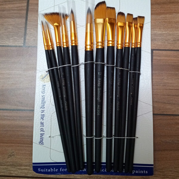 Professional Art Multi Shape Brush Set - Image 4
