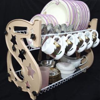 S Shape Dish Rack Multi Color Art # SS-SDR01