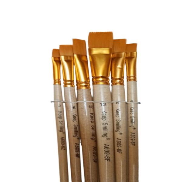 Professional Art Flat Brush Set - Image 3