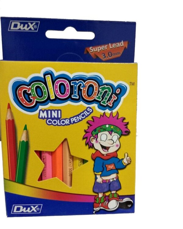 Dux Coloroni 12 Mini Color Pencil Art # 3000