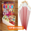 Poster Color 15 bottle Set + Imported Paint Brush 6 Brush Set
