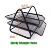 2 story Desk Organizer (1 Pcs) - Image 3