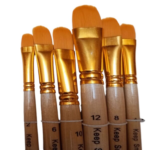 Professional Art Filbert Brush Set - Image 2
